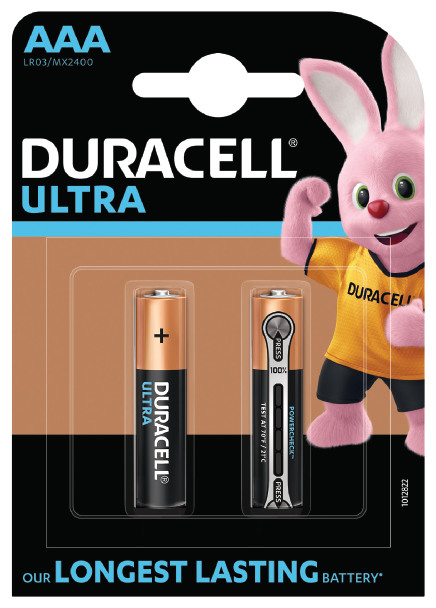 Батарейки Duracell LR03-2BL Ultra 2 шт.