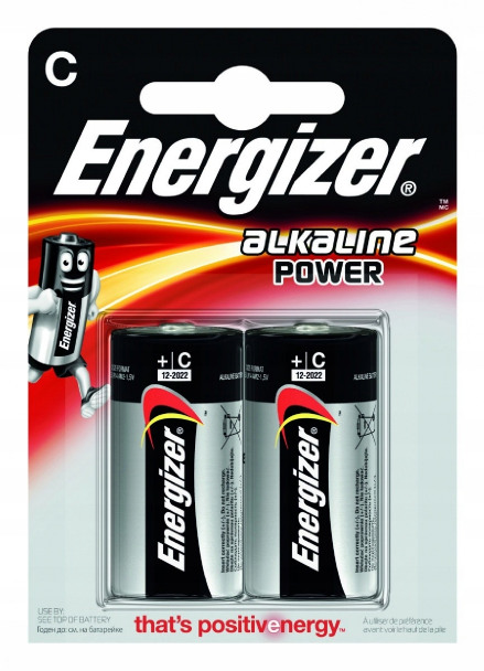 Батарейки Energizer LR14-2BL